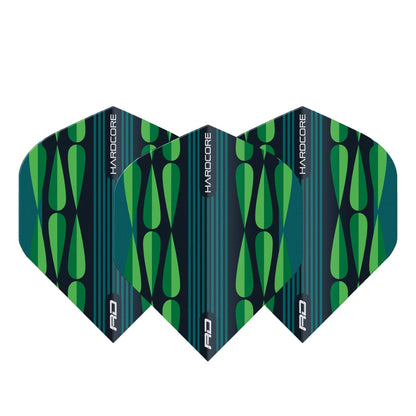 RED DRAGON - Hardcore Radical Raindrop Flights - Green