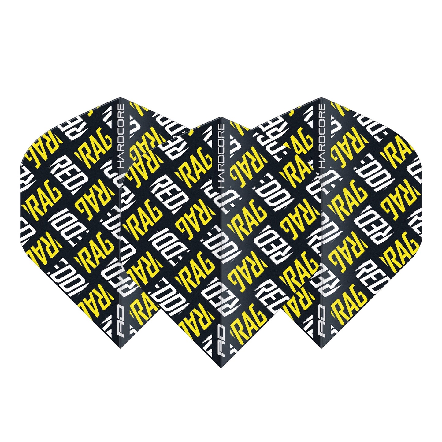 RED DRAGON - Hardcore XT RD Logo Flights - Yellow