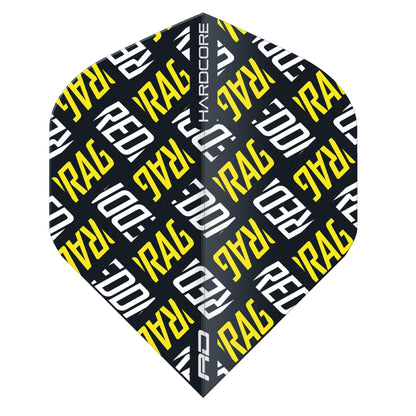 RED DRAGON - Hardcore XT RD Logo Flights - Yellow