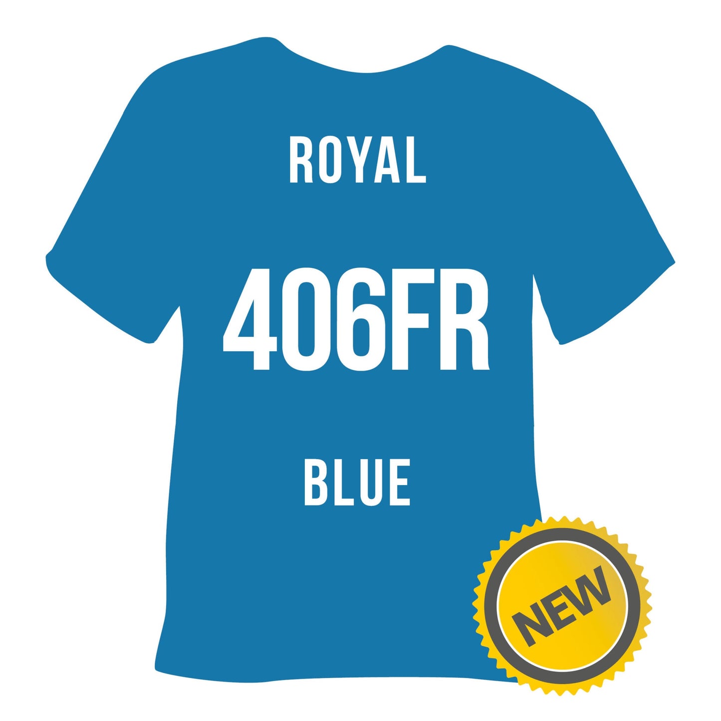 406FR Royal Blue POLI-FLEX® FLAME RETARDANT HTV