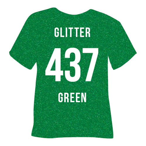 437 Green POLI-FLEX® IMAGE GLITTER HTV