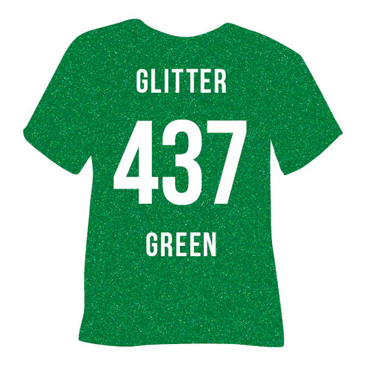 437 Green POLI-FLEX® IMAGE GLITTER HTV