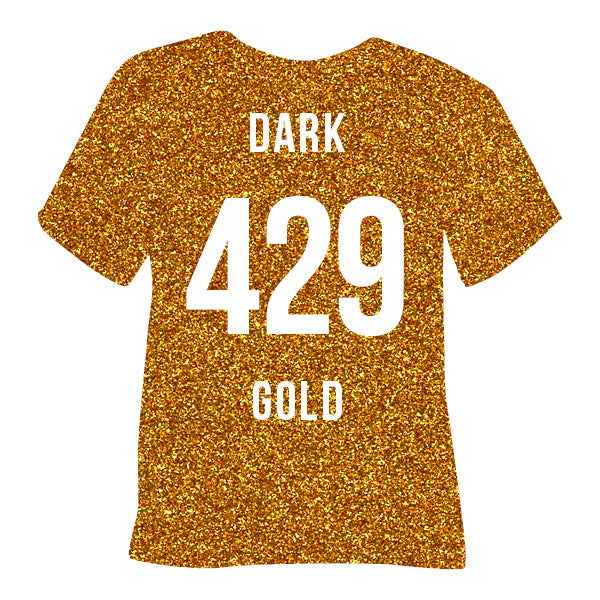 429 Dark Gold POLI-FLEX® PEARL GLITTER HTV