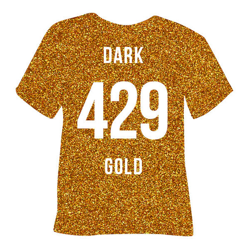 429 Dark Gold POLI-FLEX® PEARL GLITTER HTV
