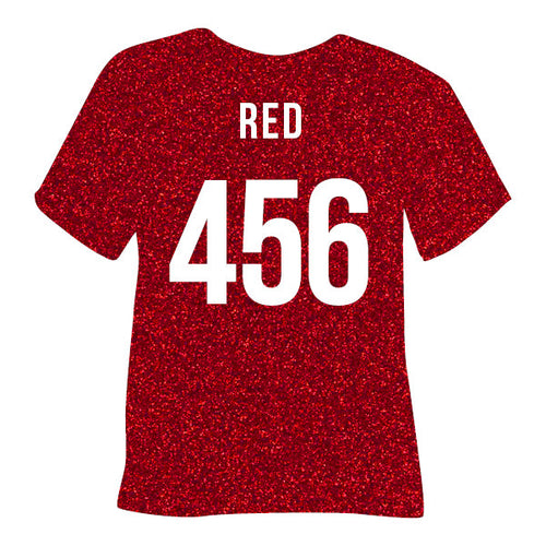 456 Red POLI-FLEX® PEARL GLITTER HTV