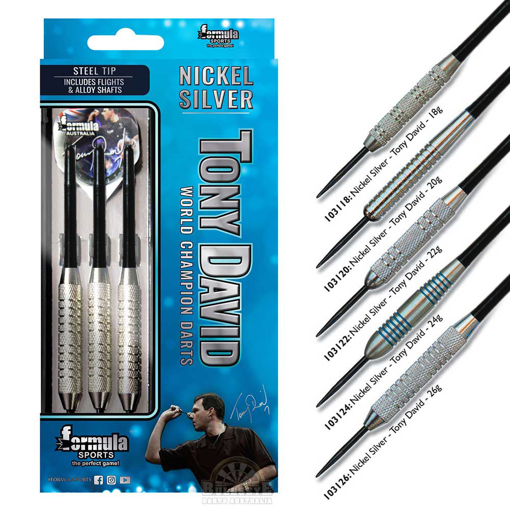 FORMULA - Tony David Nickel/Silver Darts 22g