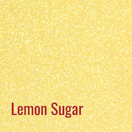 12" Lemon Sugar - Siser Glitter Heat Transfer Vinyl (HTV)