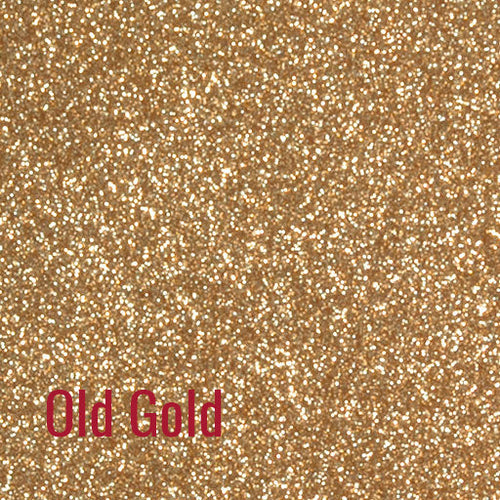12" Old Gold - Siser Glitter Heat Transfer Vinyl (HTV)