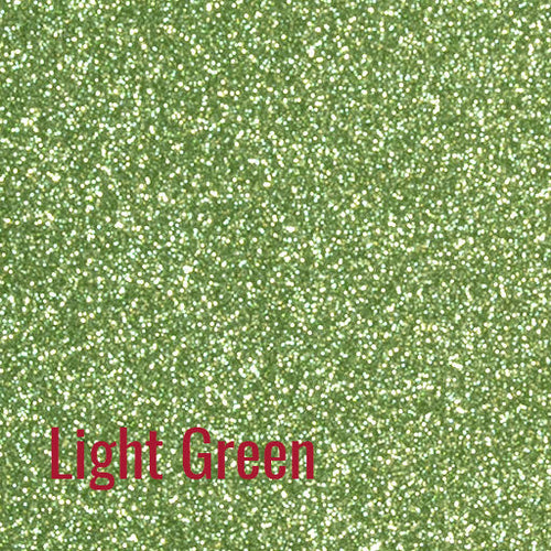 12" Light Green - Siser Glitter Heat Transfer Vinyl (HTV)