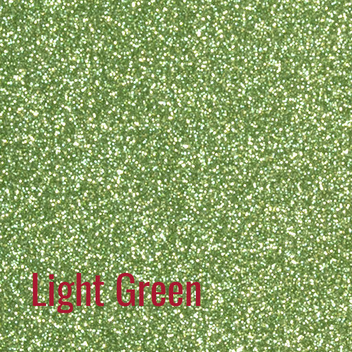12" Light Green - Siser Glitter Heat Transfer Vinyl (HTV)