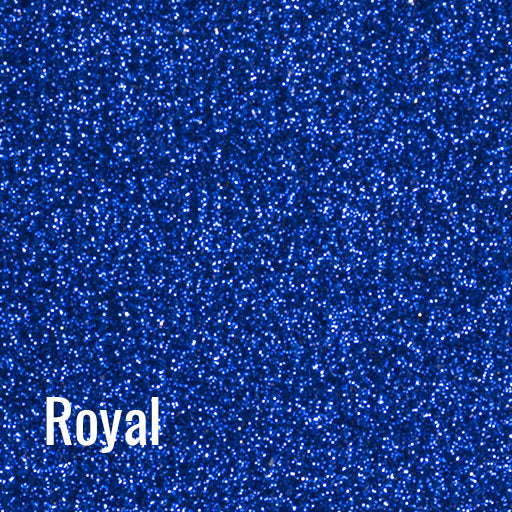 12" Royal Blue - Siser Glitter Heat Transfer Vinyl (HTV)