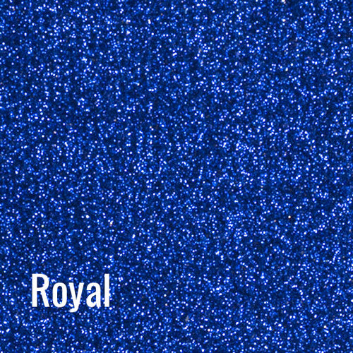 12" Royal Blue - Siser Glitter Heat Transfer Vinyl (HTV)