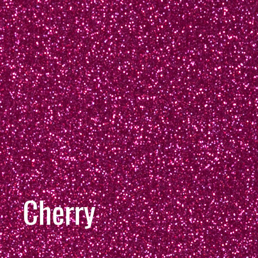 12" Cherry - Siser Glitter Heat Transfer Vinyl (HTV)