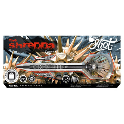 SHOT - Gnarly Shredda Steel Tip Darts - 90% Tungsten - 23g