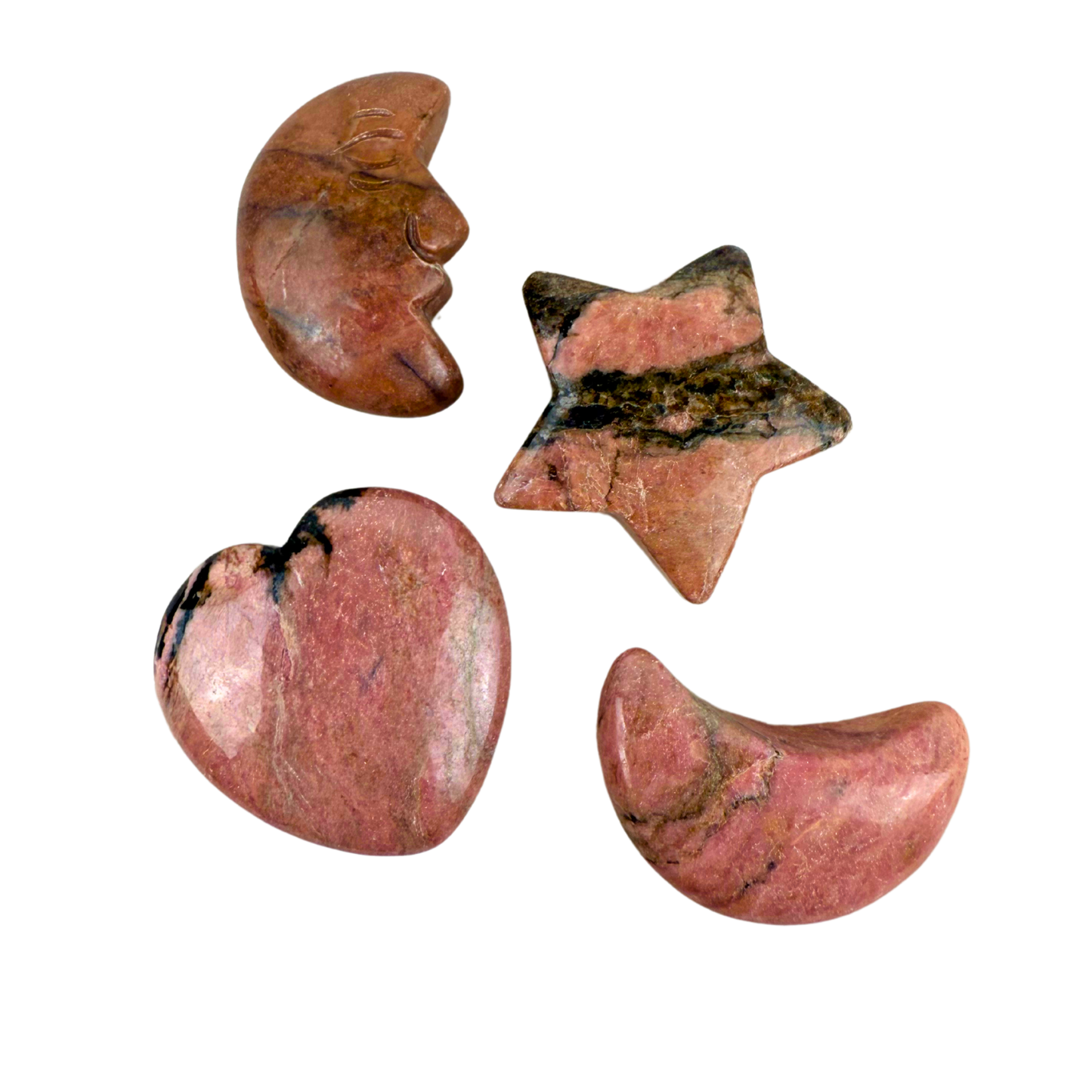 Intuitively-chosen Rhodonite Carving (Free Gift)