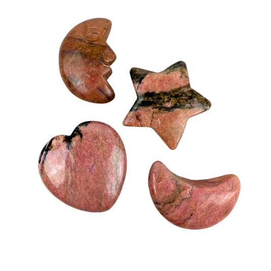Intuitively-chosen Rhodonite Carving (Free Gift)