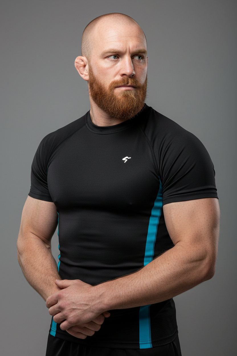 GymBum UK Midnight Strike Rash Guard