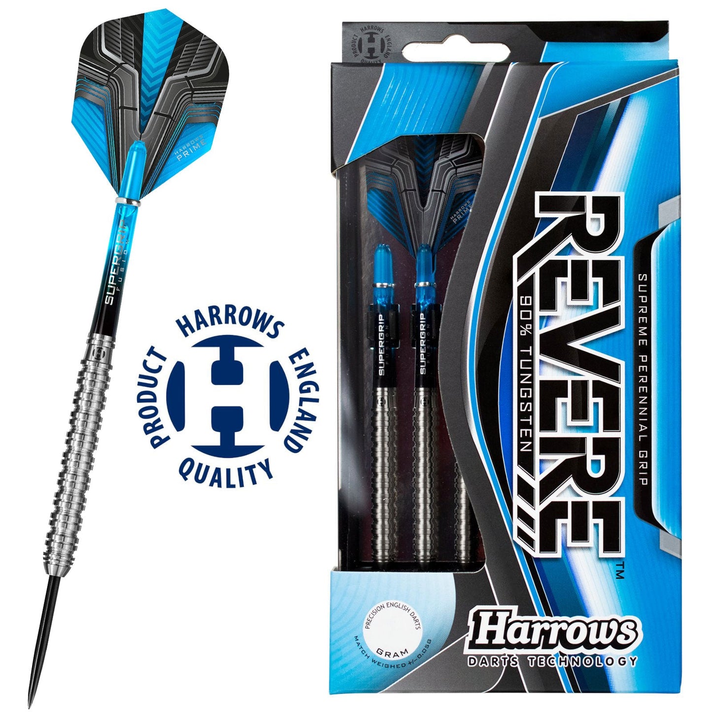 HARROWS - Revere Darts - 90% Tungsten - 22g