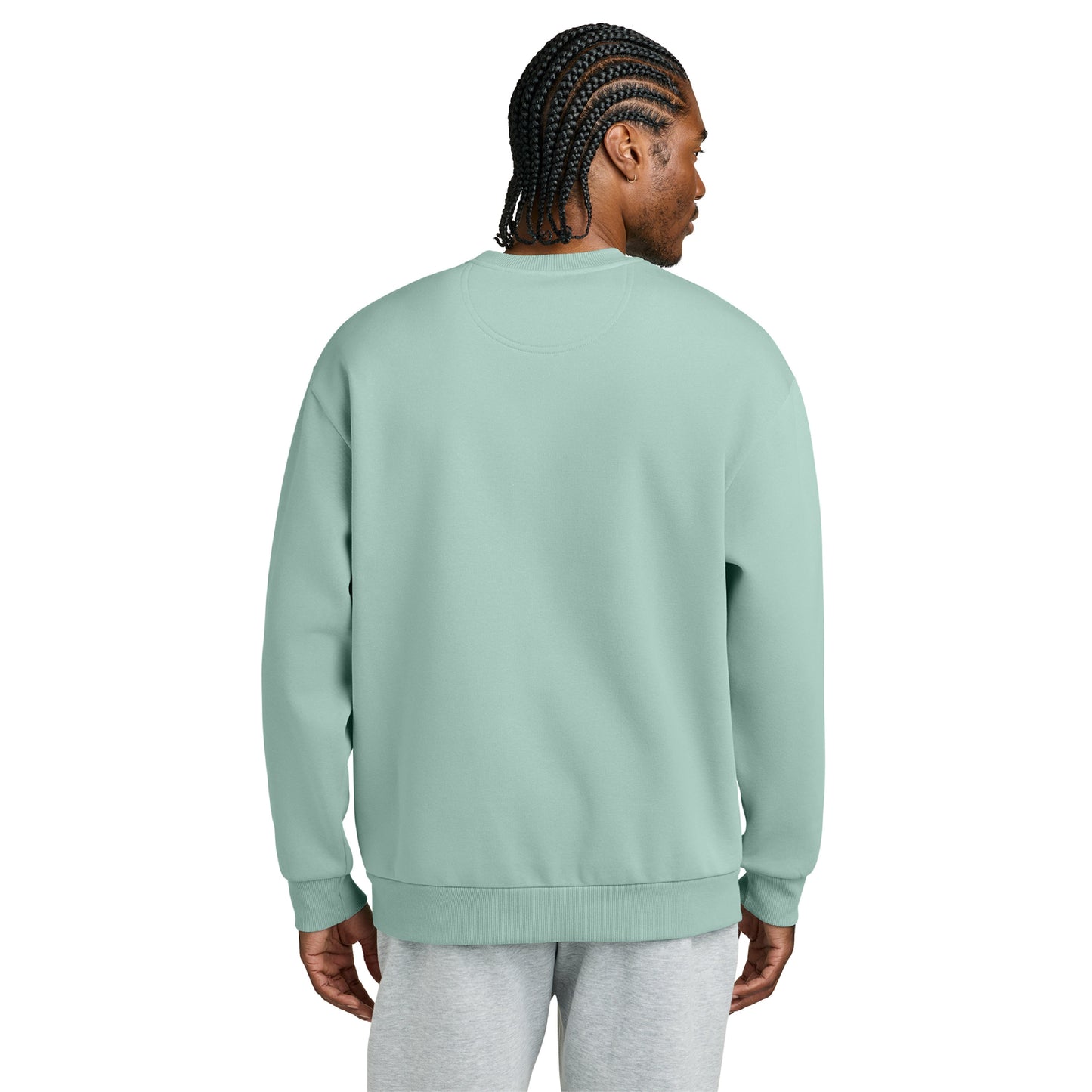 Boston 26.2 - Heavyweight Dusty Sage Fleece Crew (DT6154) (HBM26-07)