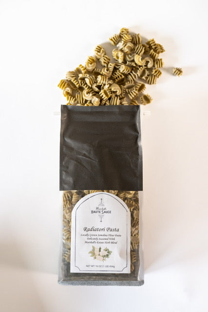Artisan Radiatori Pasta | Semolina Flour | Locally Sourced Herb Blend