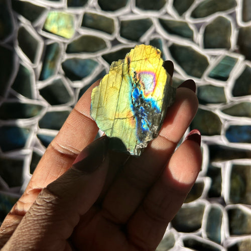 Half-Polished Labradorite (Free Gift)