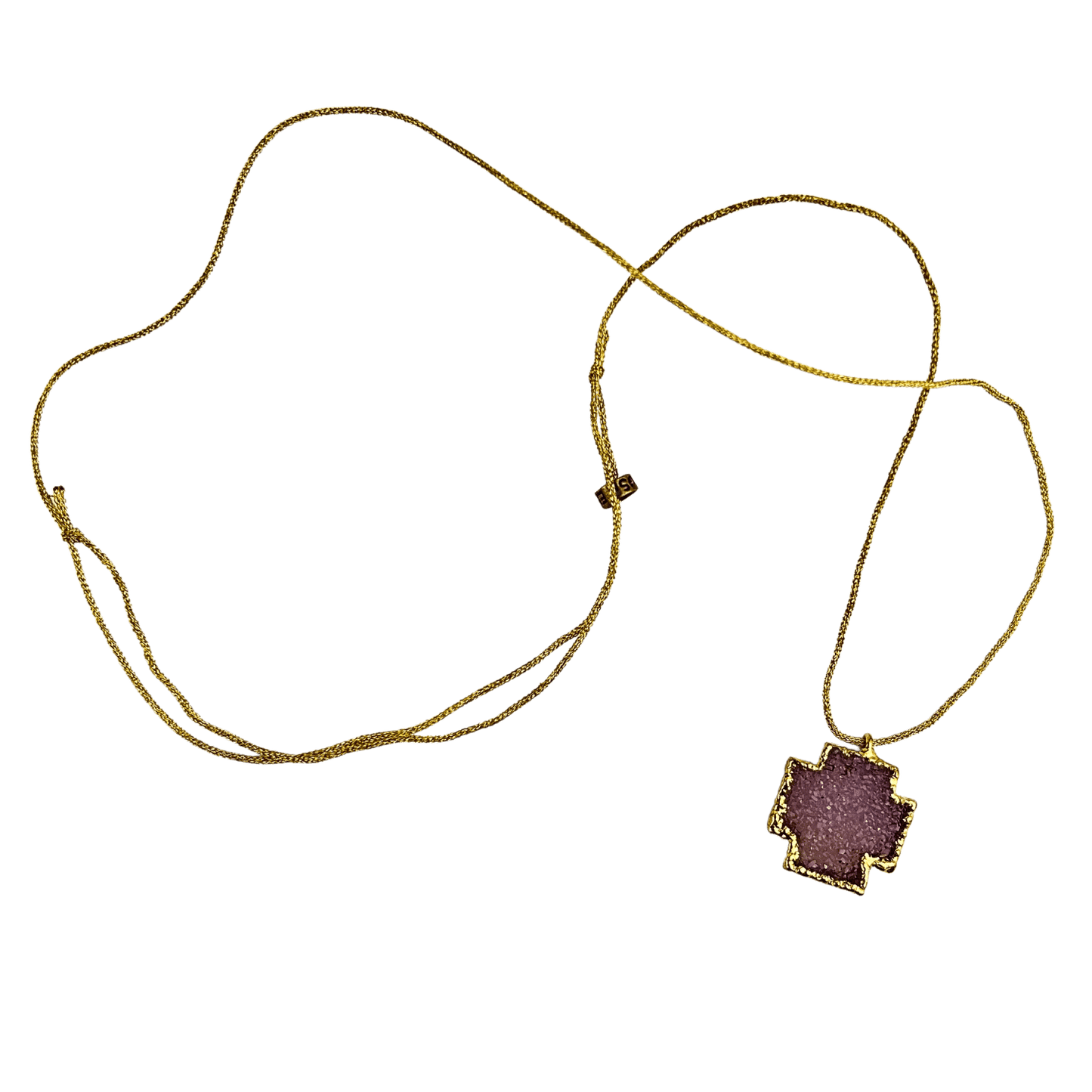 Agate Druzy Necklace #226