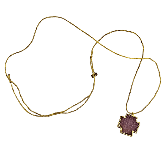 Agate Druzy Necklace #226