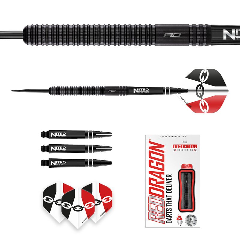 RED DRAGON - Jamie Hughes SE Darts - 90% Tungsten - 24g