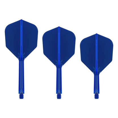 TARGET - K-FLEX All-In-One Moulded Flights NO6 Size - BLUE