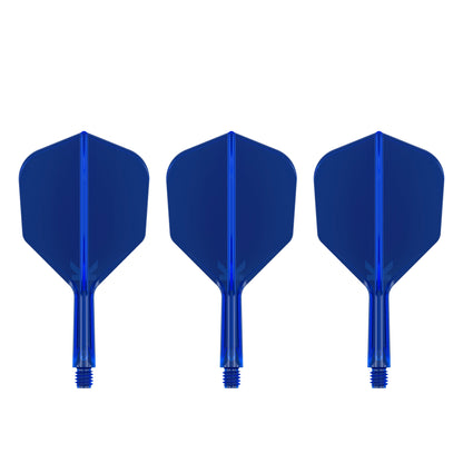 TARGET - K-FLEX All-In-One Moulded Flights NO6 Size - BLUE