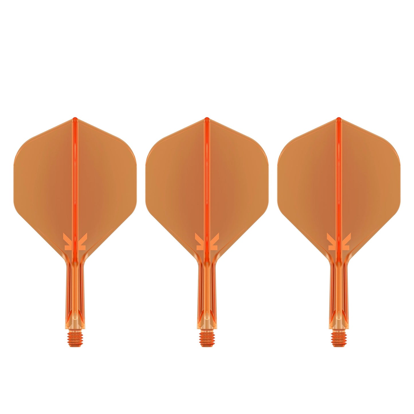 TARGET - K-FLEX All-In-One Moulded Flights NO2 Size - Neon Orange