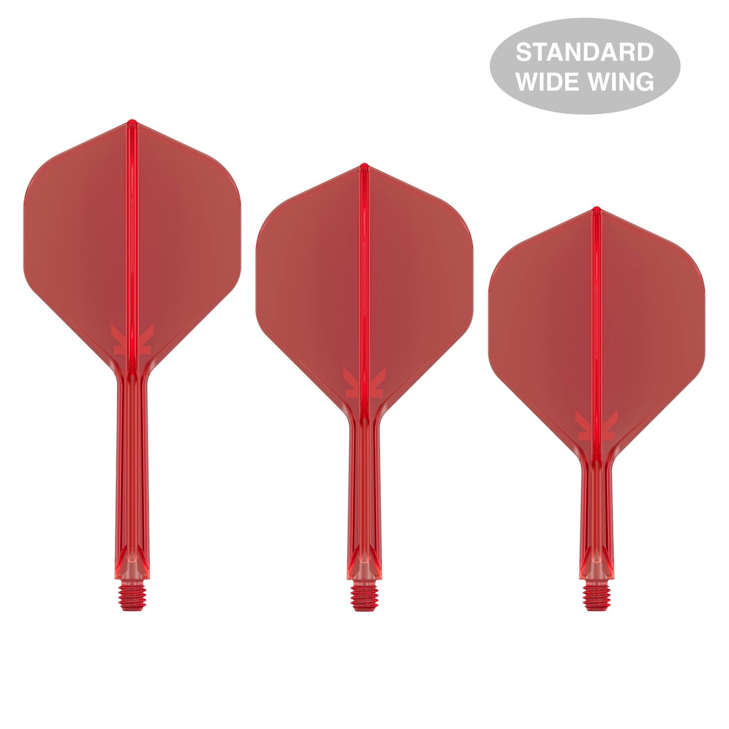 TARGET - K-FLEX All-In-One Moulded Flights NO2 Size - RED