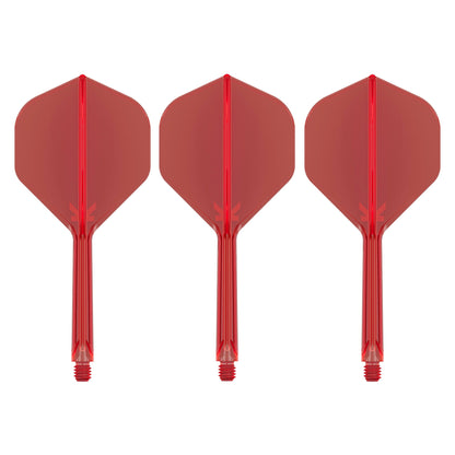 TARGET - K-FLEX All-In-One Moulded Flights NO2 Size - RED