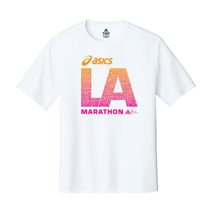 2026 ASICS Los Angeles Marathon - "Run In" Adult Unisex Official Training Tee (LA26-13, LA26-14)