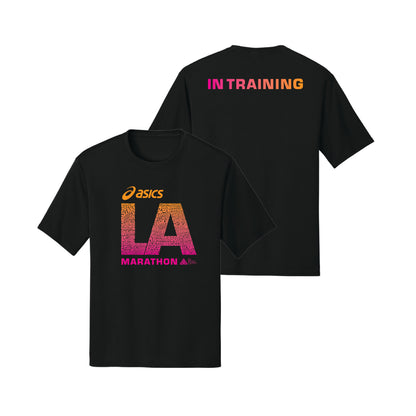 2026 ASICS Los Angeles Marathon - "Run In" Adult Unisex Official Training Tee (LA26-13, LA26-14)