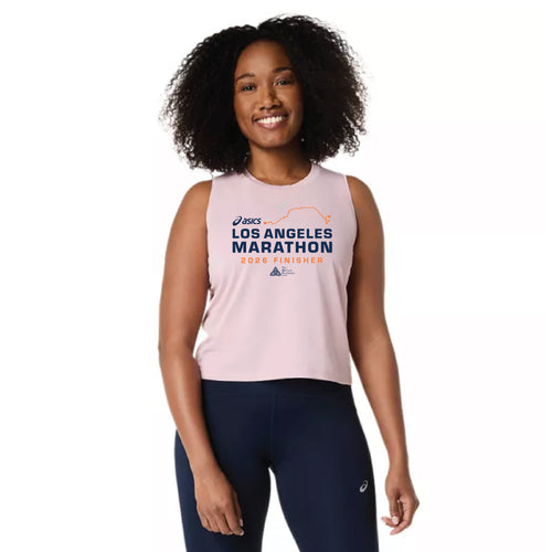2026 ASICS Los Angeles Marathon FINISHER - ASICS Women's Road Crop Top Morganite (2012D368) (LA26-26)