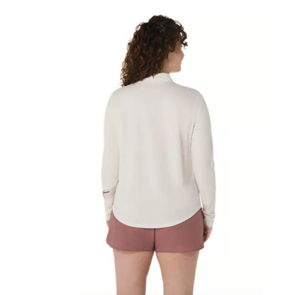 2026 Los Angeles Charity Half Marathon FINISHER - ASICS Women's Icon 1/2 Zip Cream (2012D175) (LA26-40)