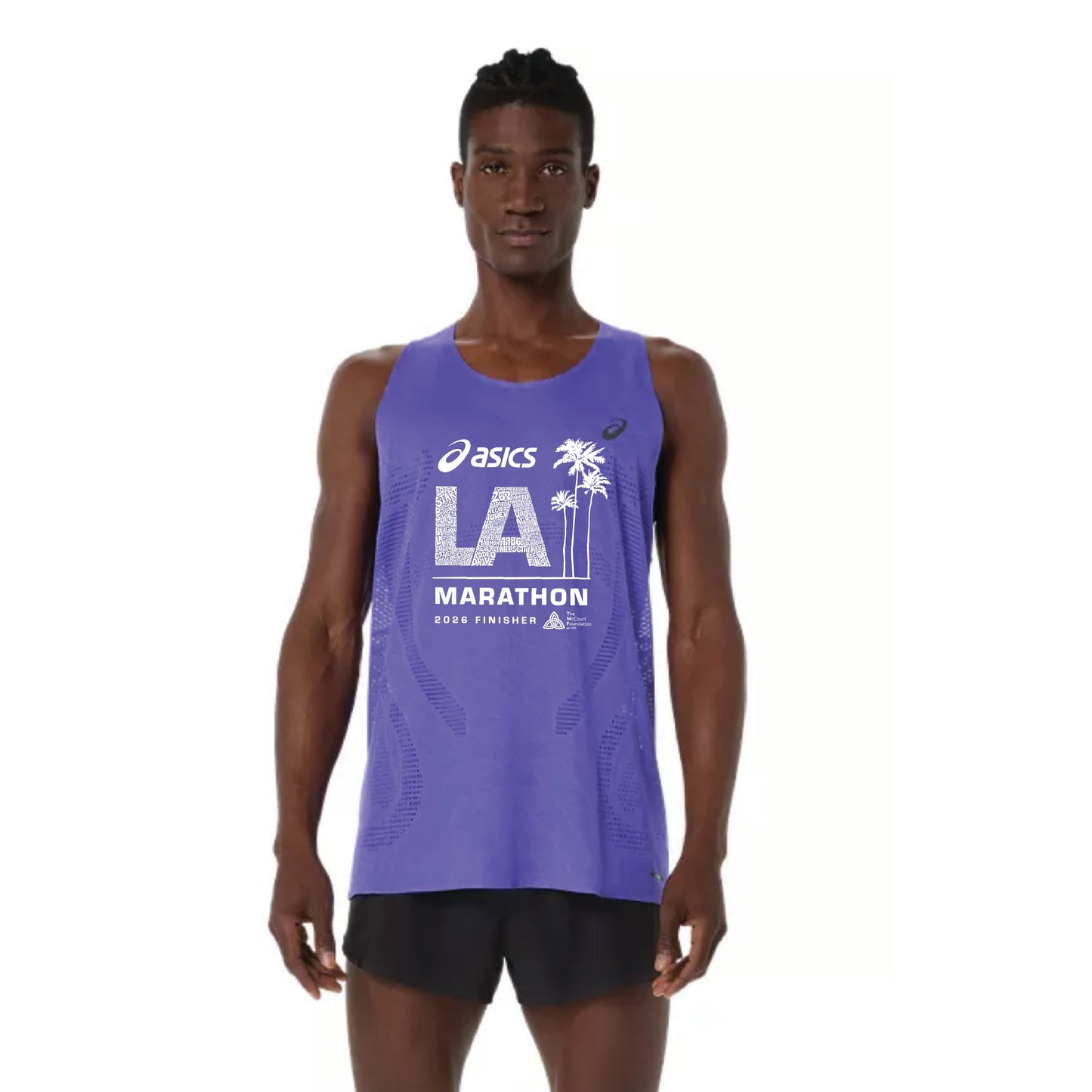2026 ASICS Los Angeles Marathon FINISHER - ASICS Men's Metarun Singlet (2011D508-400) (LA26-31)