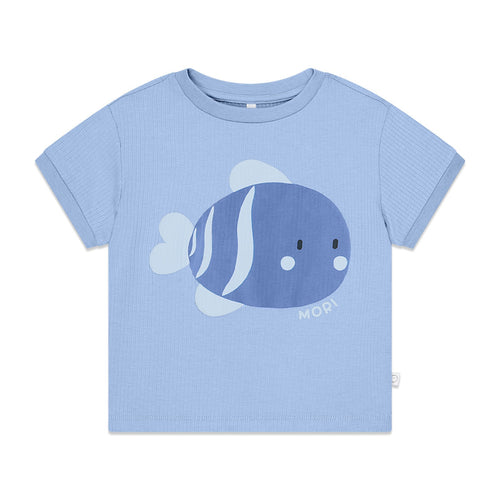Fish Ribbed T-Shirt