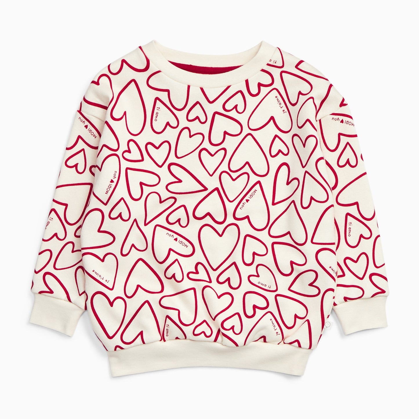 Hearts Oversized Sweatshirt