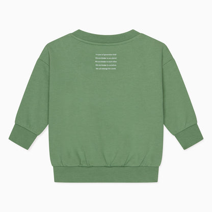 Generation Kind Oversized Sweatshirt - Moss