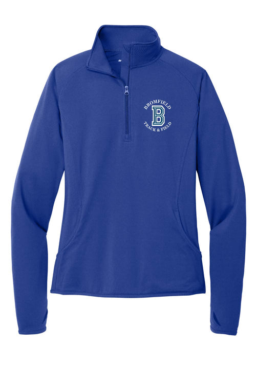 Bromfield Track & Field - Women's 1/2 Zip Pullover (LST850)
