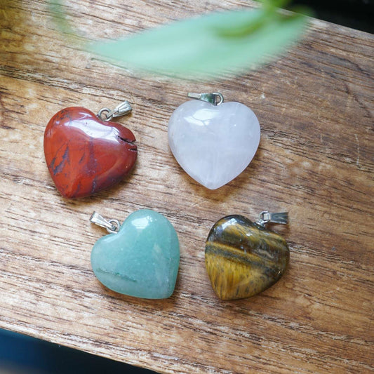4 Crystal Heart Pendants (Free Gift)