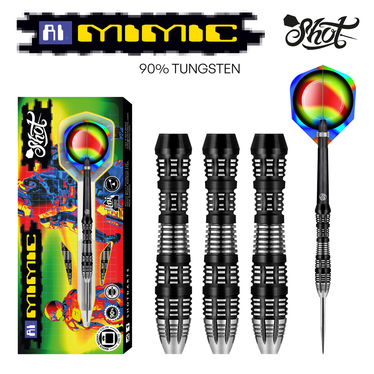 SHOT - AI MIMIC Dart Set - 90% Tungsten - 25g