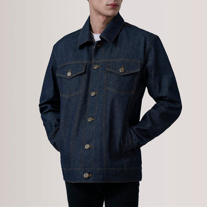 Conard Indigo Blue Denim Trucker Jacket
