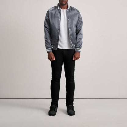 Xander Grey Varsity Jacket