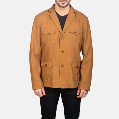 Kajetan Khaki Safari Jacket