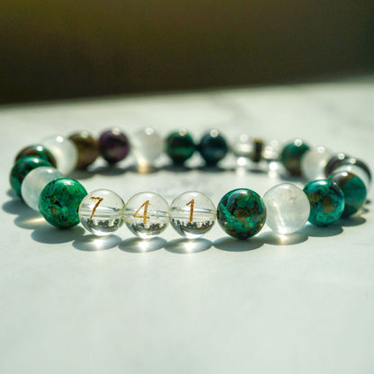 Monoclinic Blueprint Bracelet