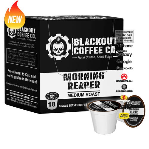 MORNING REAPER MEDIUM ROAST COFFEE PODS 18CT