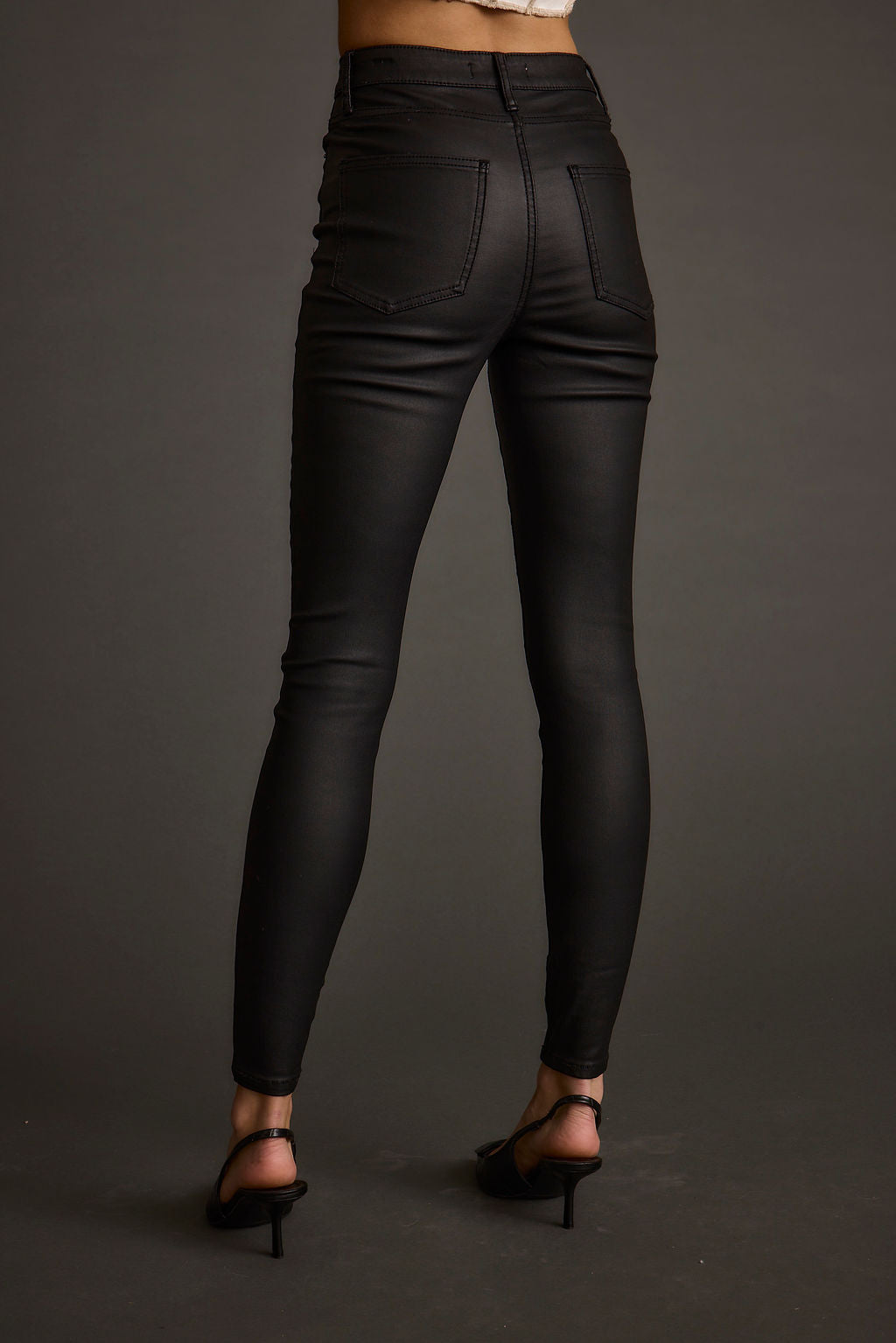 Nixon Black Coated Pants